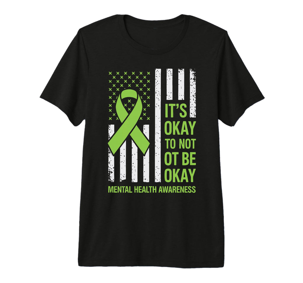 Its Okay To Not Be Okay Mental Health T-Shirt - Minimalist Print Unisex - T-Shirt, Sweatshirt, Hoodie