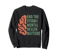 Mental Health Awareness Ribbon Items T-Shirt - Custom Art Print Men Women - T-Shirt, Sweatshirt, Hoodie