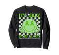 Mental Health Awareness Smile Sweatshirt - Aesthetic Graphic Men Women - T-Shirt, Sweatshirt, Hoodie