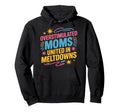 Overstimulated Moms Club Mama Mommy Hoodie - Minimalist Print Men Women - T-Shirt, Sweatshirt, Hoodie
