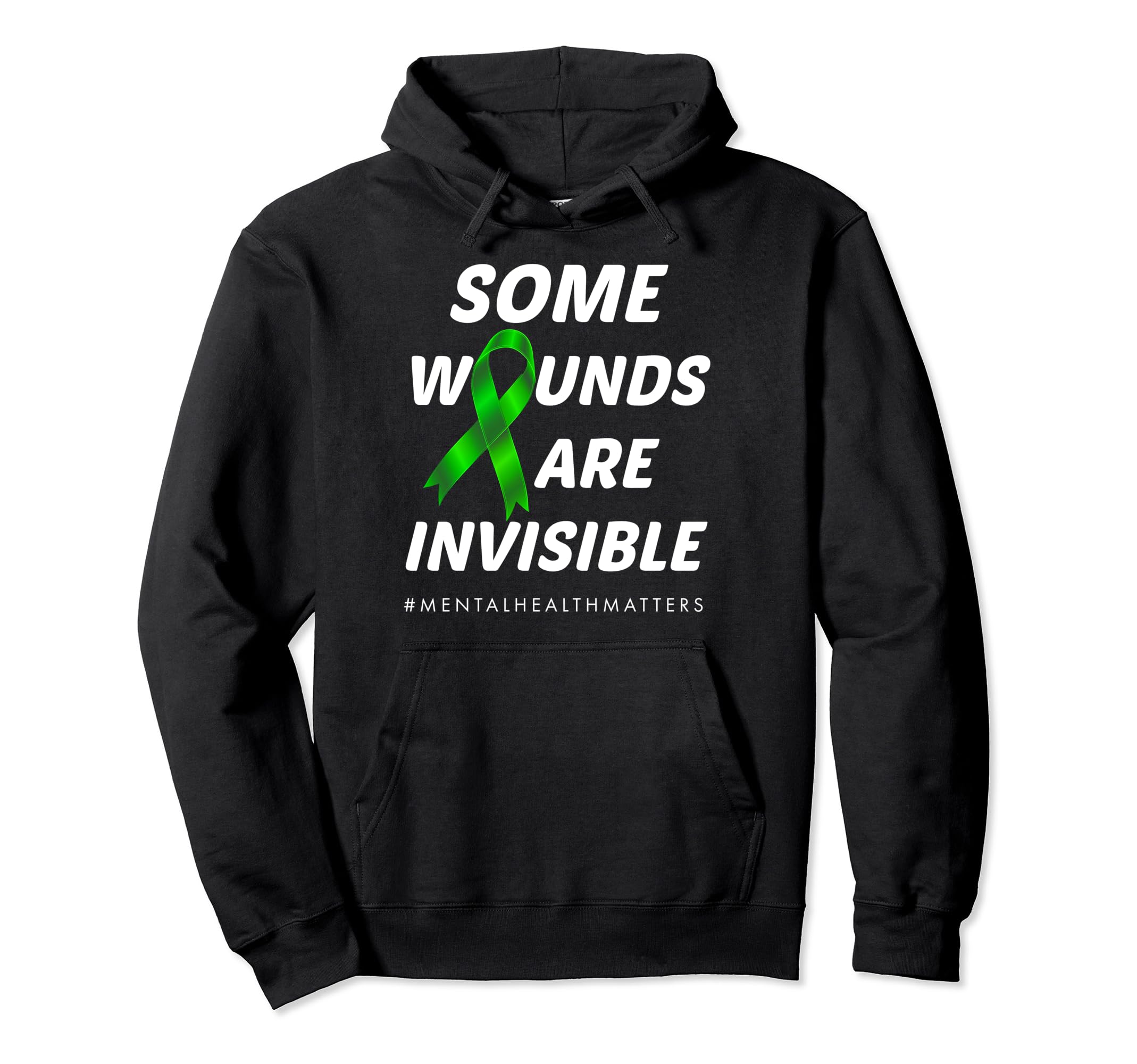 Some Wounds Are Invisible Mental Health Hoodie - Novelty Apparel Men Women - T-Shirt, Sweatshirt, Hoodie