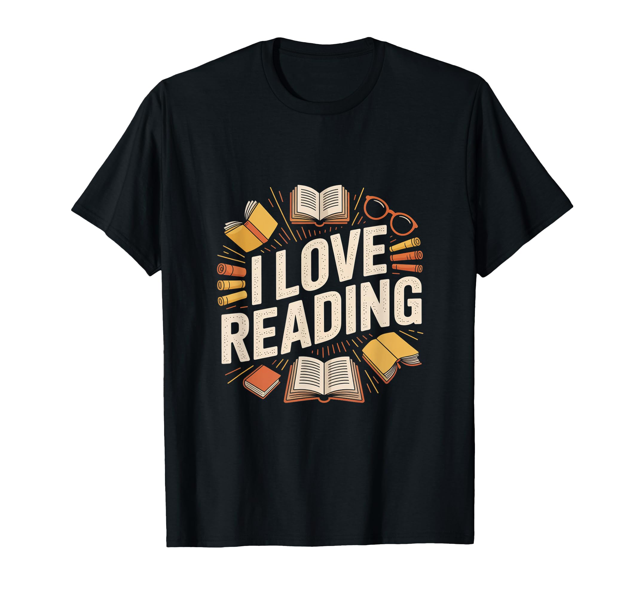 I Love Reading Enthusiast Bookworm T-Shirt - Trendy Graphic Unisex - T-Shirt, Sweatshirt, Hoodie