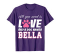 All You Need Is Love And Dog Named T-Shirt - Trendy Graphic for Adults - T-Shirt, Sweatshirt, Hoodie