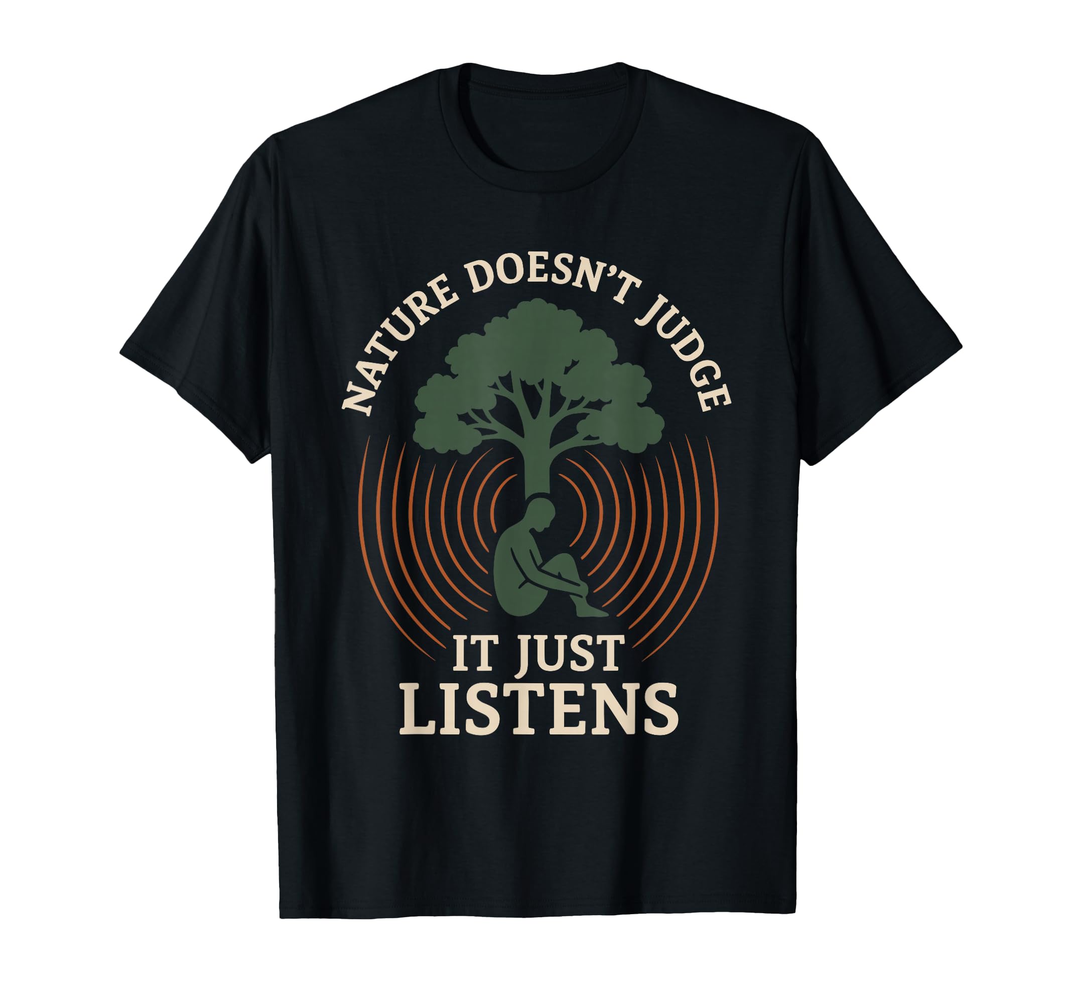 Forest Walk Overthinker Mental Reset Gift T-Shirt - Graphic Print Unisex - T-Shirt, Sweatshirt, Hoodie