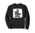 Robotic Bookworm Blending Sweatshirt - Custom Art Print Men Women - T-Shirt, Sweatshirt, Hoodie