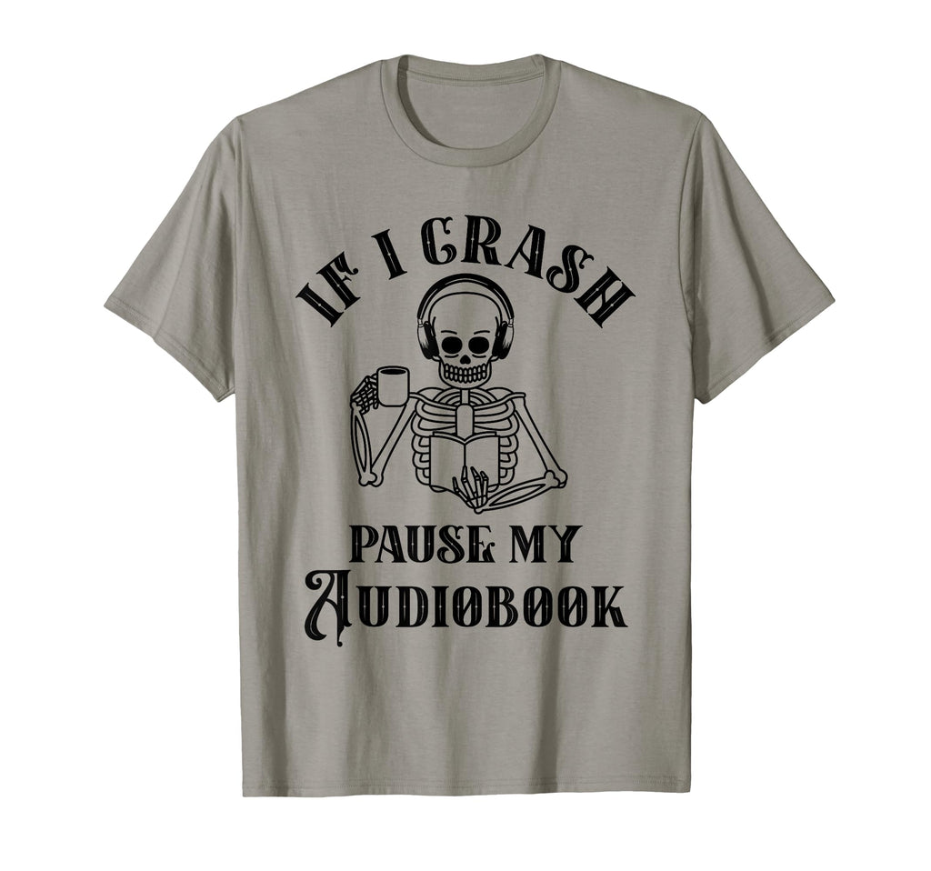 Audio Book Dark Romance If I Crash T-Shirt - Unique Graphic for Adults - T-Shirt, Sweatshirt, Hoodie