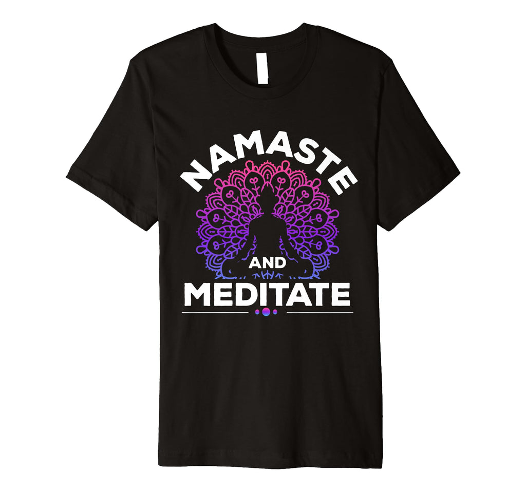 Meditation Yoga Spiritual Peace Namaste T-Shirt - Custom Art Print Unisex - T-Shirt, Sweatshirt, Hoodie