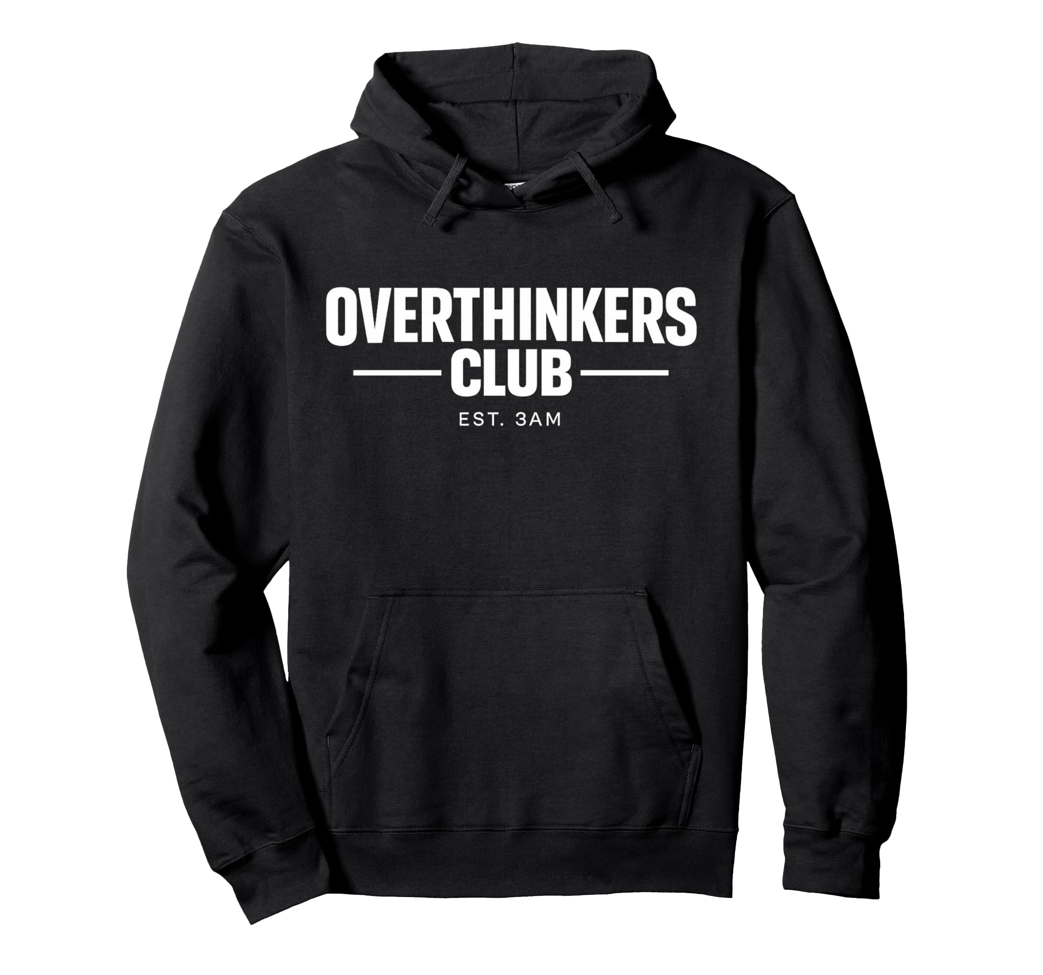 Overthinker Funny Anxiety Introvert Hoodie - Aesthetic Graphic for Adults - T-Shirt, Sweatshirt, Hoodie