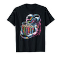 Space Reader Discovering Colorful T-Shirt - Novelty Apparel Men Women - T-Shirt, Sweatshirt, Hoodie