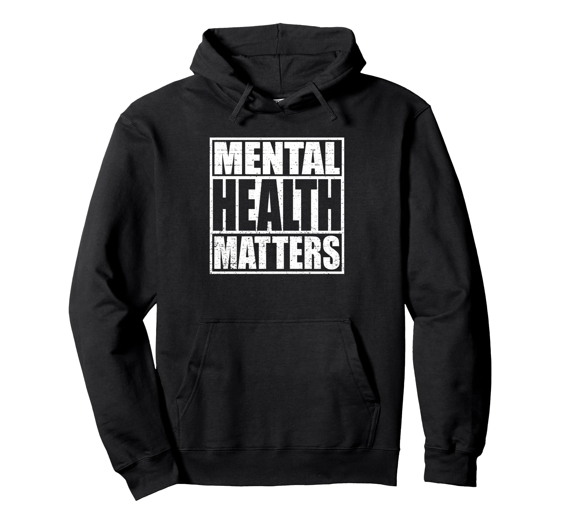 Mental Health Matters Mental Health Hoodie - Minimalist Print Men Women - T-Shirt, Sweatshirt, Hoodie