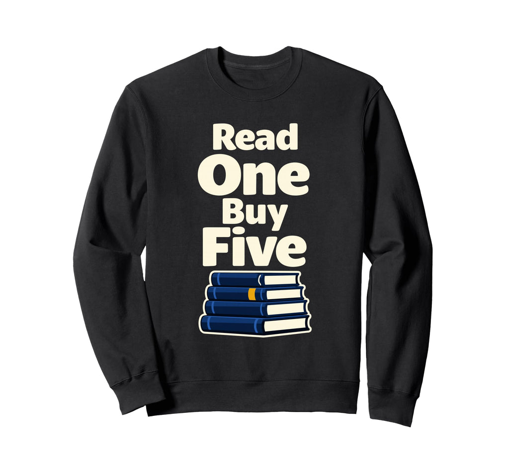 Funny Book Lover Gift Readers Too Sweatshirt - Aesthetic Graphic Men Women - T-Shirt, Sweatshirt, Hoodie
