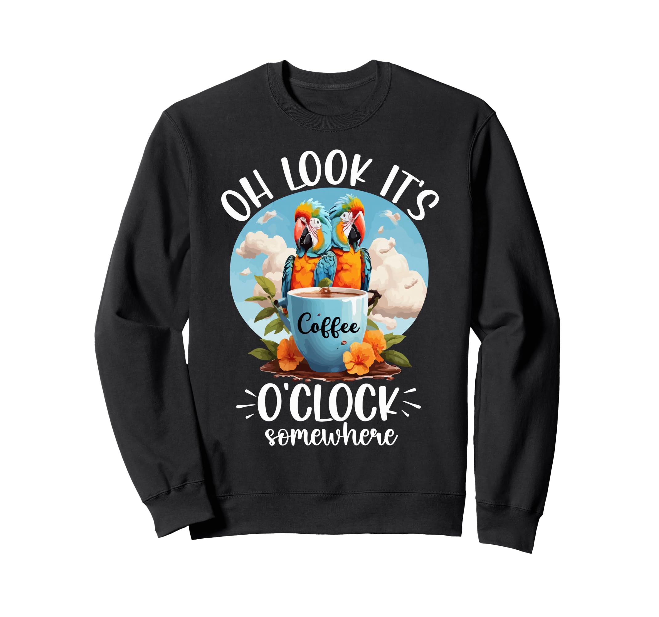 Its 5 Oclock Somewhere Drinking Sweatshirt - Trendy Graphic for Adults - T-Shirt, Sweatshirt, Hoodie