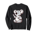 Meditation Koala Yoga Pose Relaxing Sweatshirt - Novelty Apparel Men Women - T-Shirt, Sweatshirt, Hoodie