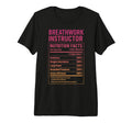 Breathwork Instructor Facts Tri Blend T-Shirt - Custom Art Print Unisex - T-Shirt, Sweatshirt, Hoodie