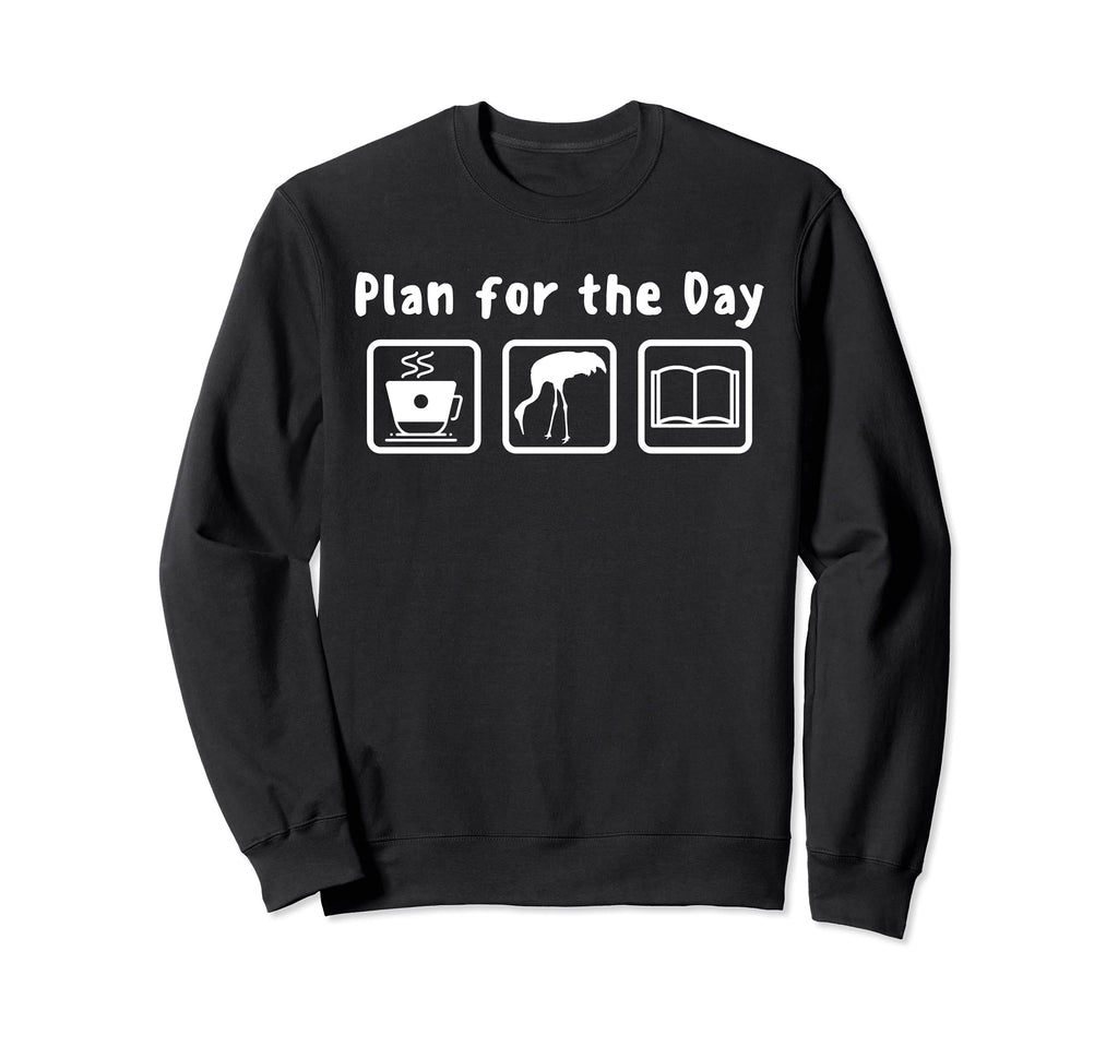 Plan Day Coffee Book And Sweatshirt - Casual Everyday Wear for Adults - T-Shirt, Sweatshirt, Hoodie