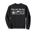 Plan Day Coffee Book And Sweatshirt - Casual Everyday Wear for Adults - T-Shirt, Sweatshirt, Hoodie