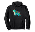 Dinosaur Book Books Reading Bookworm Hoodie - Custom Art Print Men Women - T-Shirt, Sweatshirt, Hoodie