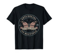 Anti Social Butterfly Introvert Meme T-Shirt - Aesthetic Graphic Men Women - T-Shirt, Sweatshirt, Hoodie