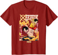 Anime Ace and Luffy Team Up Kanji T-Shirt Unisex T-shirt, Sweatshirt, Hoodie, Long Sleeve Tee - T-Shirt, Sweatshirt, Hoodie