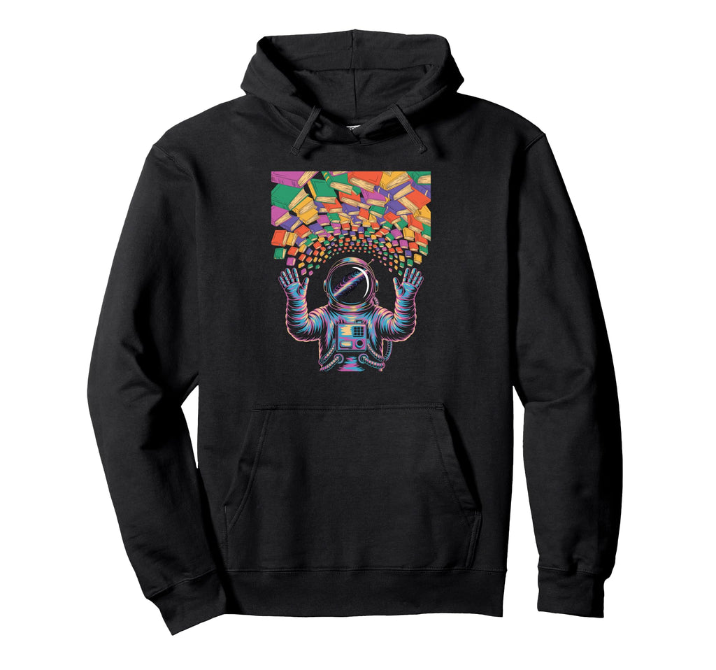 Awesome Space Bookworm Reading Starry Hoodie - Novelty Apparel Men Women - T-Shirt, Sweatshirt, Hoodie