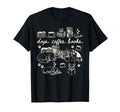 Tattoo Dogs Coffee Books Library T-Shirt - Minimalist Print for Adults - T-Shirt, Sweatshirt, Hoodie