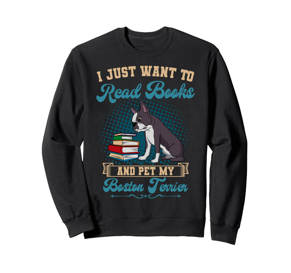 Boston Terrier American Gentleman Sweatshirt - Unique Graphic Unisex - T-Shirt, Sweatshirt, Hoodie
