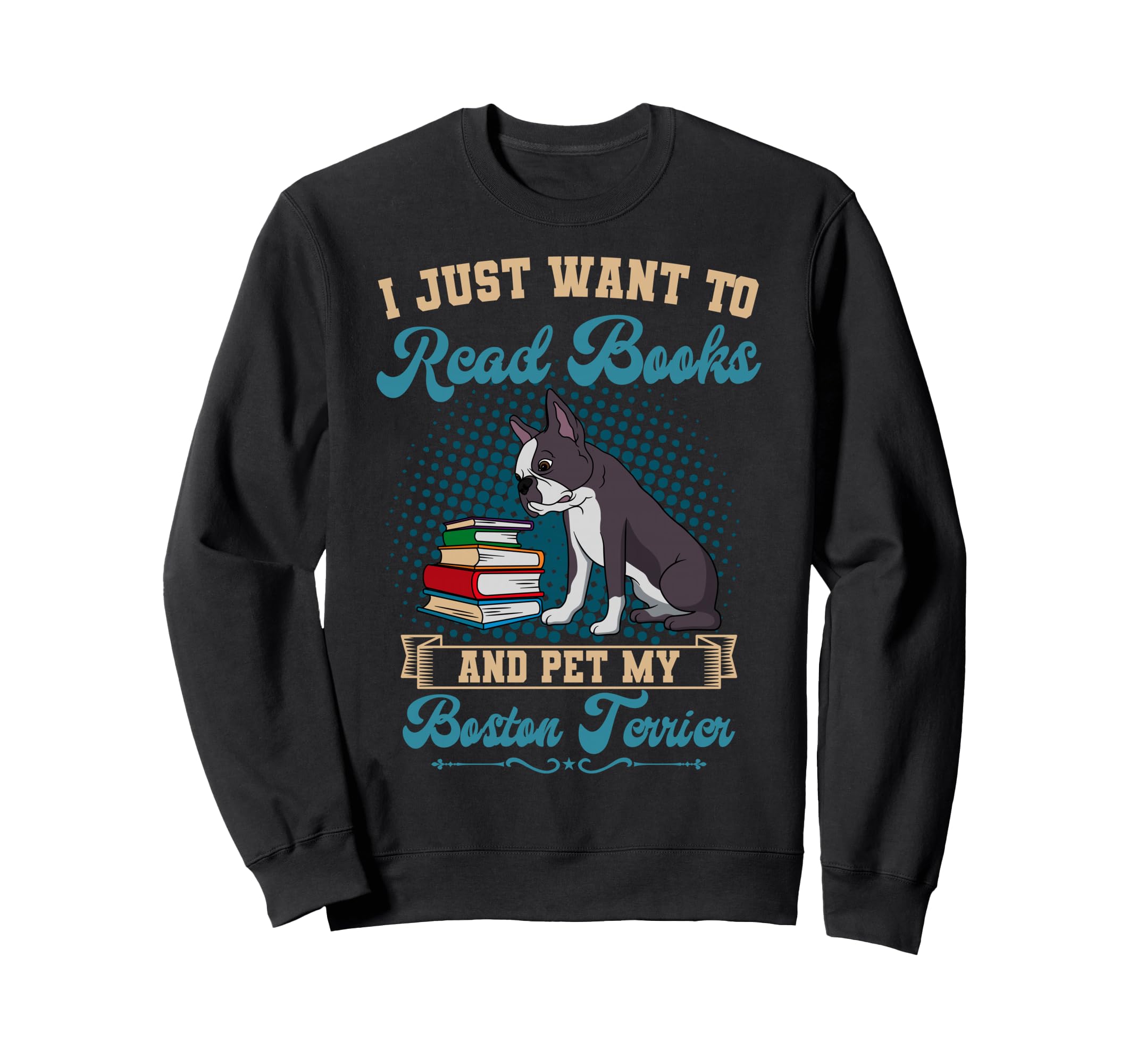 Boston Terrier American Gentleman Sweatshirt - Unique Graphic Unisex - T-Shirt, Sweatshirt, Hoodie