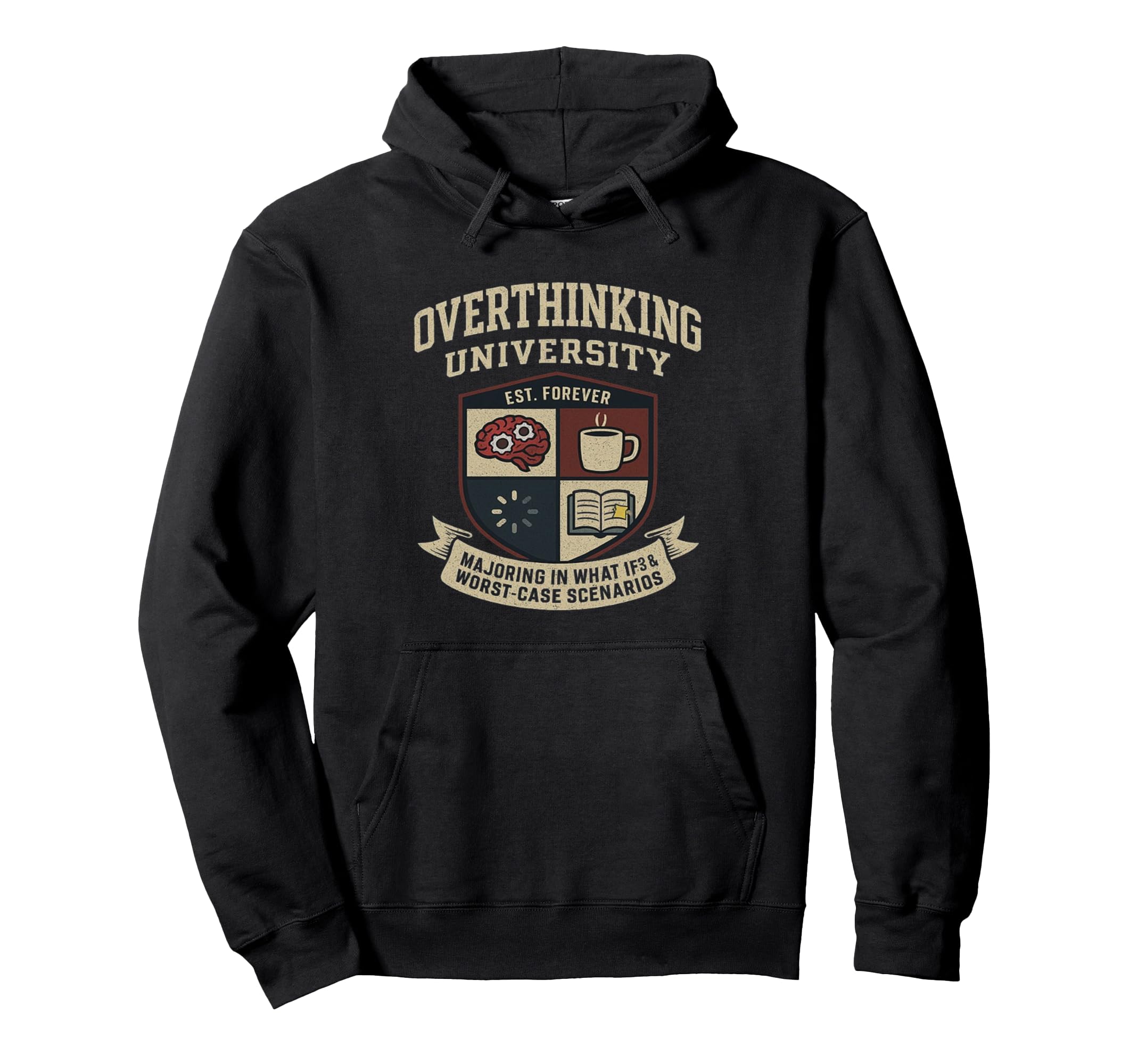 Funny Mental Health College Parody Gift Hoodie - Novelty Apparel Men Women - T-Shirt, Sweatshirt, Hoodie