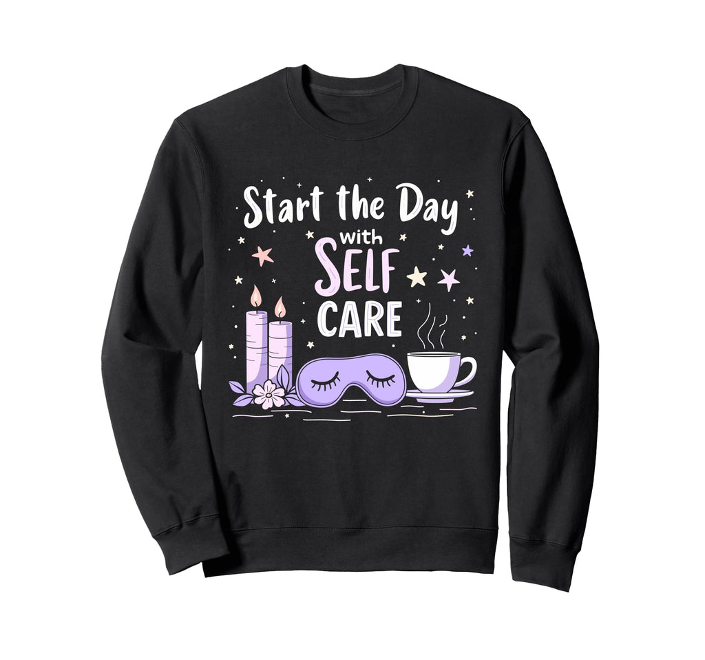 Morning Routine Peaceful Mornings Sweatshirt - Custom Art Print for Adults - T-Shirt, Sweatshirt, Hoodie