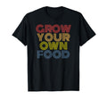 Grow Your Own Food 70S Gardening T-Shirt - Graphic Print for Adults - T-Shirt, Sweatshirt, Hoodie