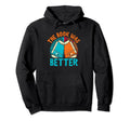 Book Was Better Books Reading Bookworm Hoodie - Minimalist Print Men Women - T-Shirt, Sweatshirt, Hoodie