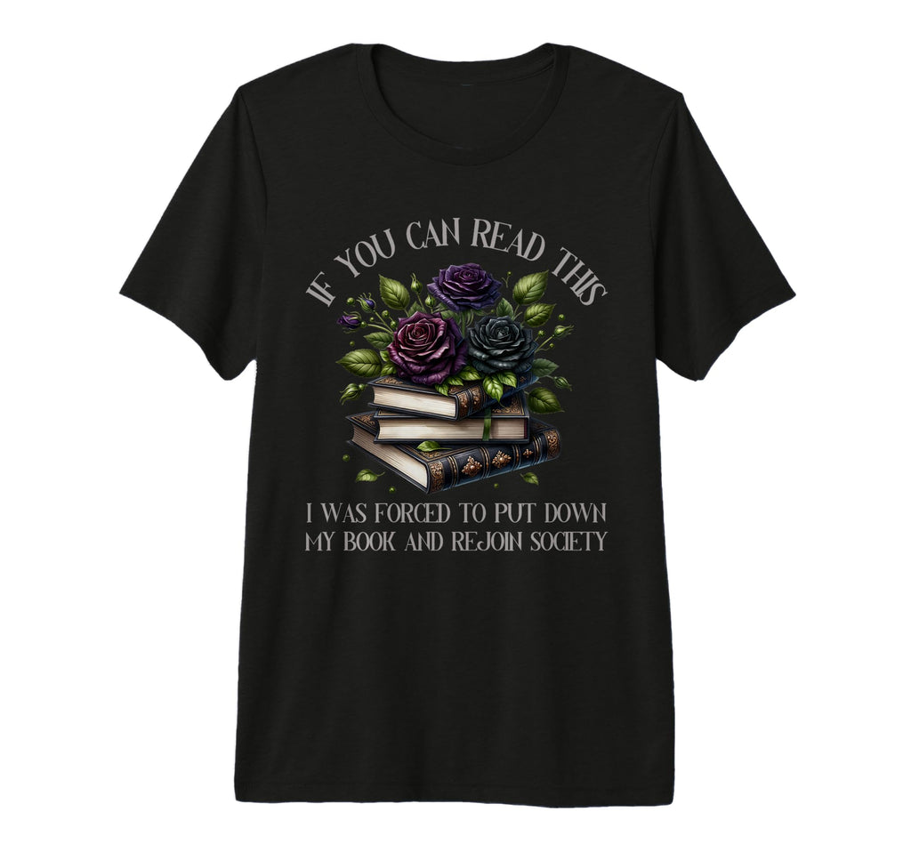 Spicy Books Put Down My Book Dark T-Shirt - Custom Art Print Men Women - T-Shirt, Sweatshirt, Hoodie