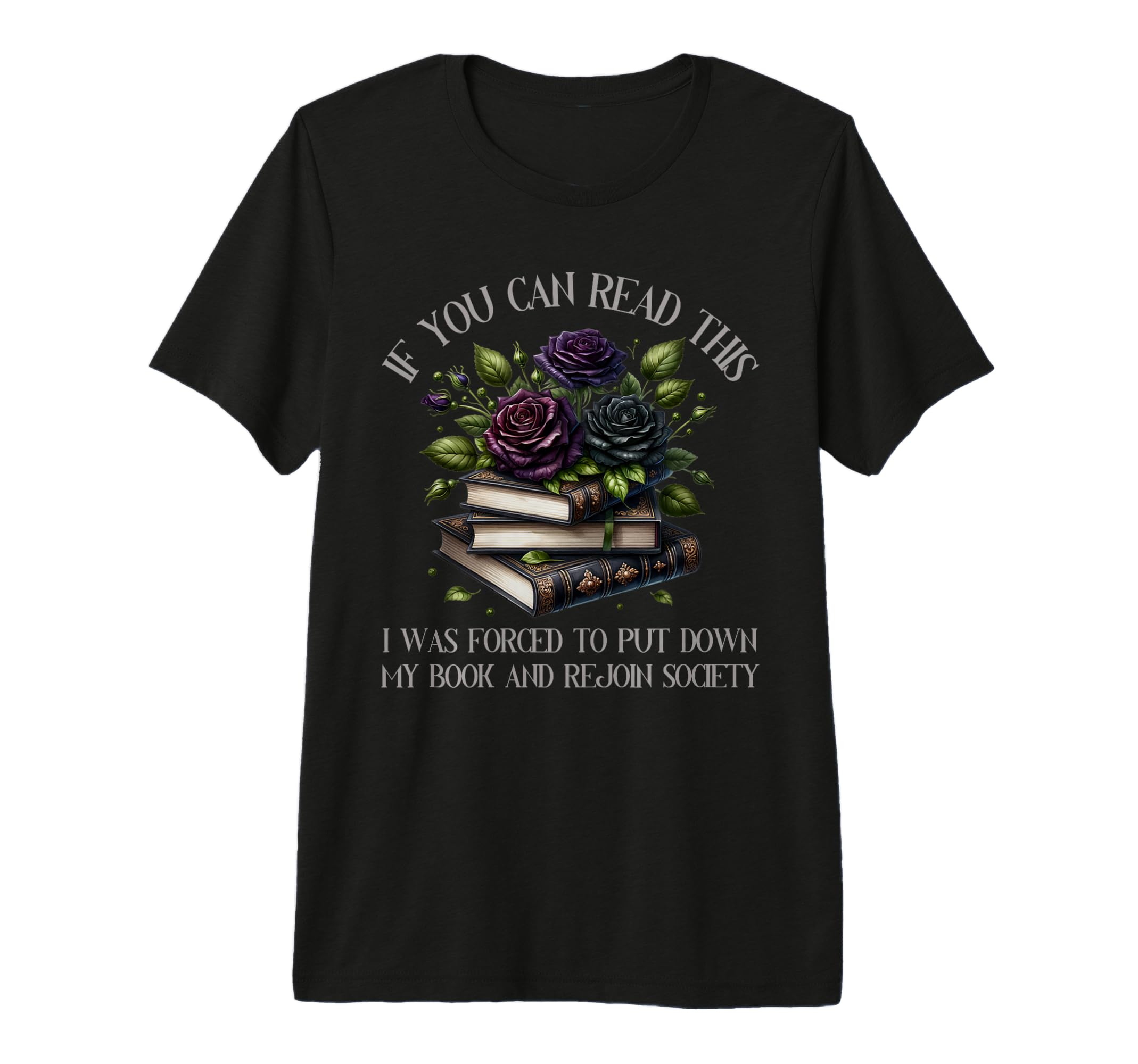 Spicy Books Put Down My Book Dark T-Shirt - Custom Art Print Men Women - T-Shirt, Sweatshirt, Hoodie