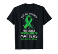 Mental Health Matters Green Ribbon T-Shirt - Novelty Apparel for Adults - T-Shirt, Sweatshirt, Hoodie