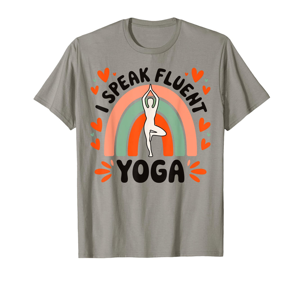 I Speak Fluent Yoga Aesthetic T-Shirt - Minimalist Print for Adults - T-Shirt, Sweatshirt, Hoodie
