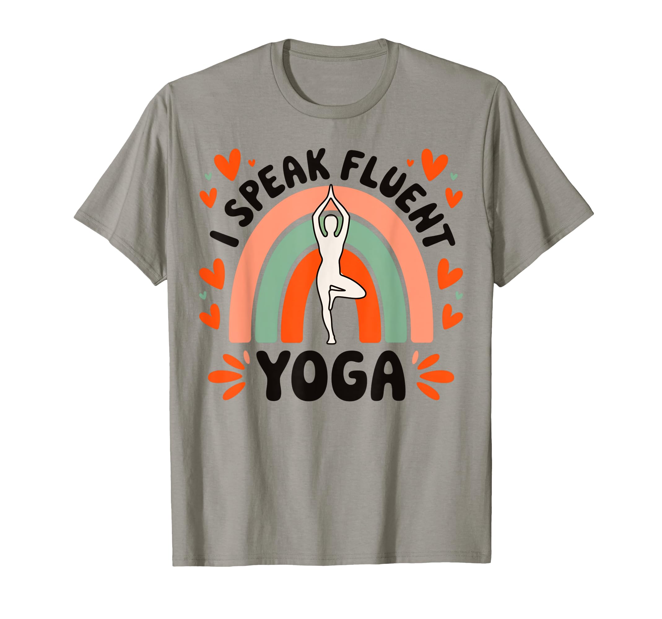 I Speak Fluent Yoga Aesthetic T-Shirt - Minimalist Print for Adults - T-Shirt, Sweatshirt, Hoodie