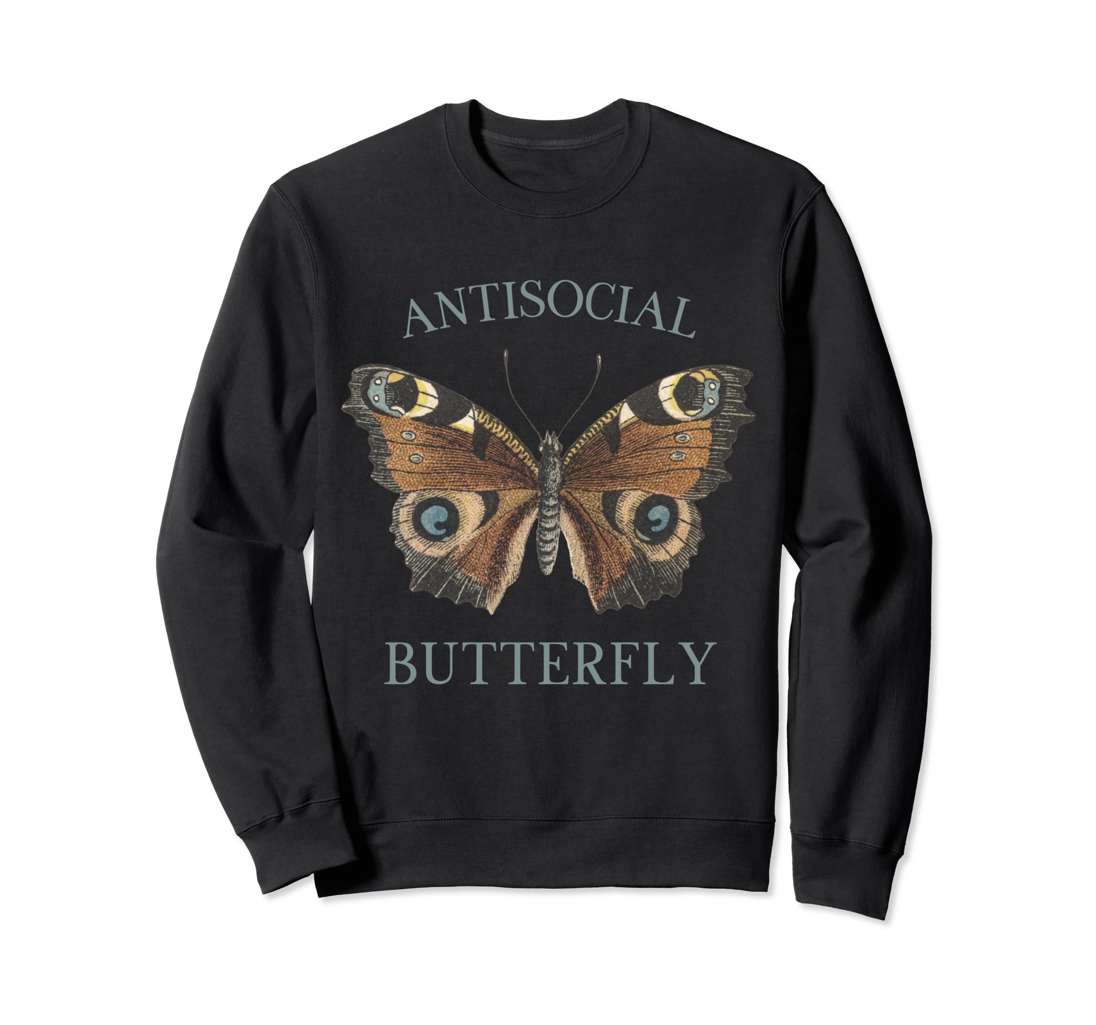 Fairy Grunge Fairycore Antisocial Sweatshirt - Custom Art Print for Adults - T-Shirt, Sweatshirt, Hoodie