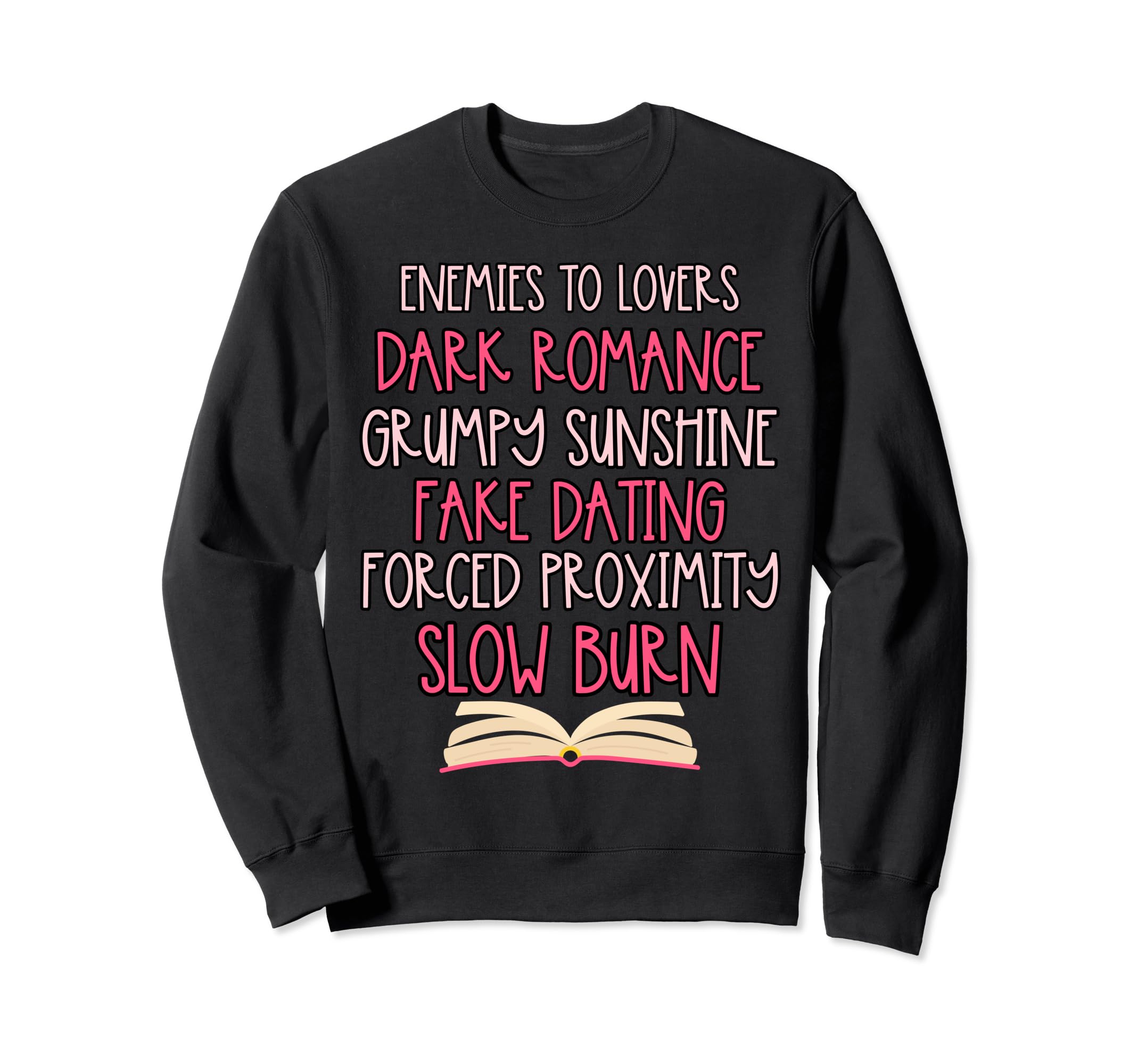 Bibliophile Romance Book Genre Sweatshirt - Unique Graphic Men Women - T-Shirt, Sweatshirt, Hoodie