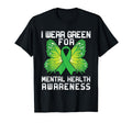 I Wear Green Mental Health Awareness T-Shirt - Unique Graphic Unisex - T-Shirt, Sweatshirt, Hoodie