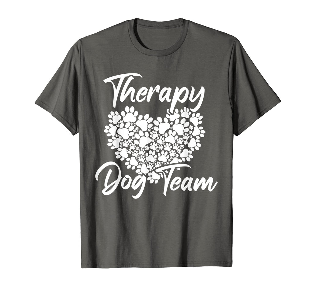 Therapy Dog Team Group Dog Handler Animal T-Shirt - Unique Graphic Unisex - T-Shirt, Sweatshirt, Hoodie