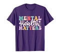 Mental Health Matters Groovy Mental T-Shirt - Trendy Graphic for Adults - T-Shirt, Sweatshirt, Hoodie