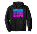 Overthinker Since Birth Funny Text Hoodie - Casual Everyday Wear Men Women - T-Shirt, Sweatshirt, Hoodie