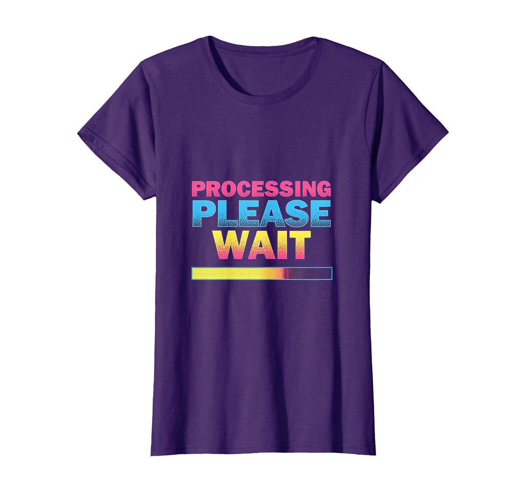 Overstimulated Processing Please Wait T-Shirt - Trendy Graphic for Adults - T-Shirt, Sweatshirt, Hoodie