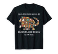 I Was Told There Would Dragons And Books T-Shirt - Graphic Print Men Women - T-Shirt, Sweatshirt, Hoodie