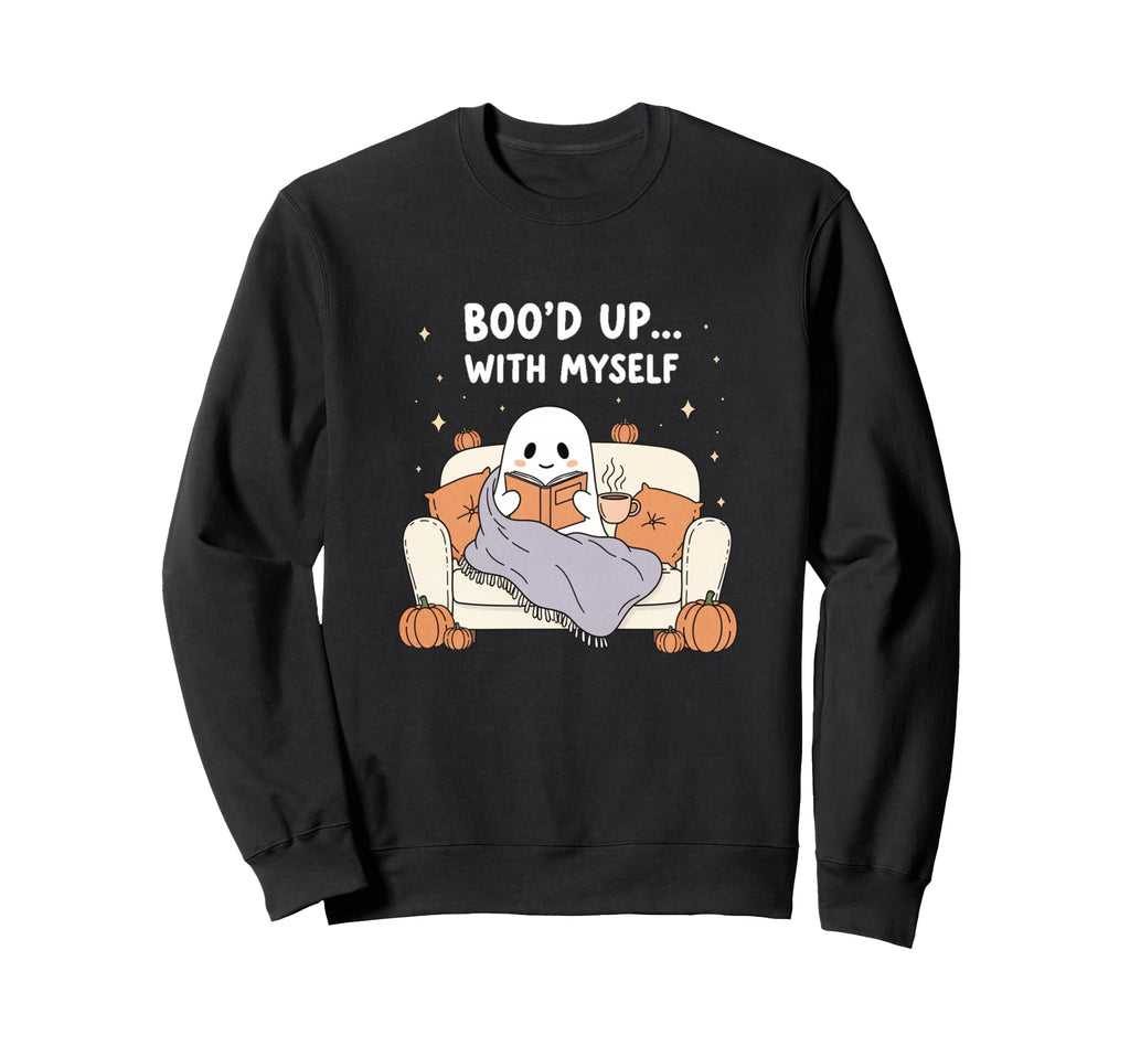 Bood Up Myself Ghost Self Sweatshirt - Casual Everyday Wear for Adults - T-Shirt, Sweatshirt, Hoodie
