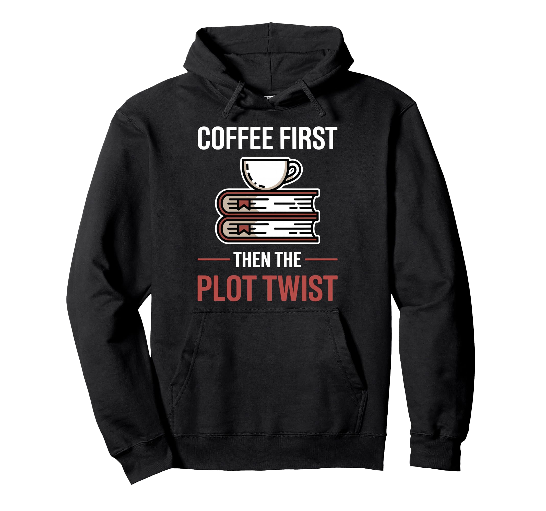 Best Thriller Books Coffee Lover Fun Hoodie - Novelty Apparel Men Women - T-Shirt, Sweatshirt, Hoodie