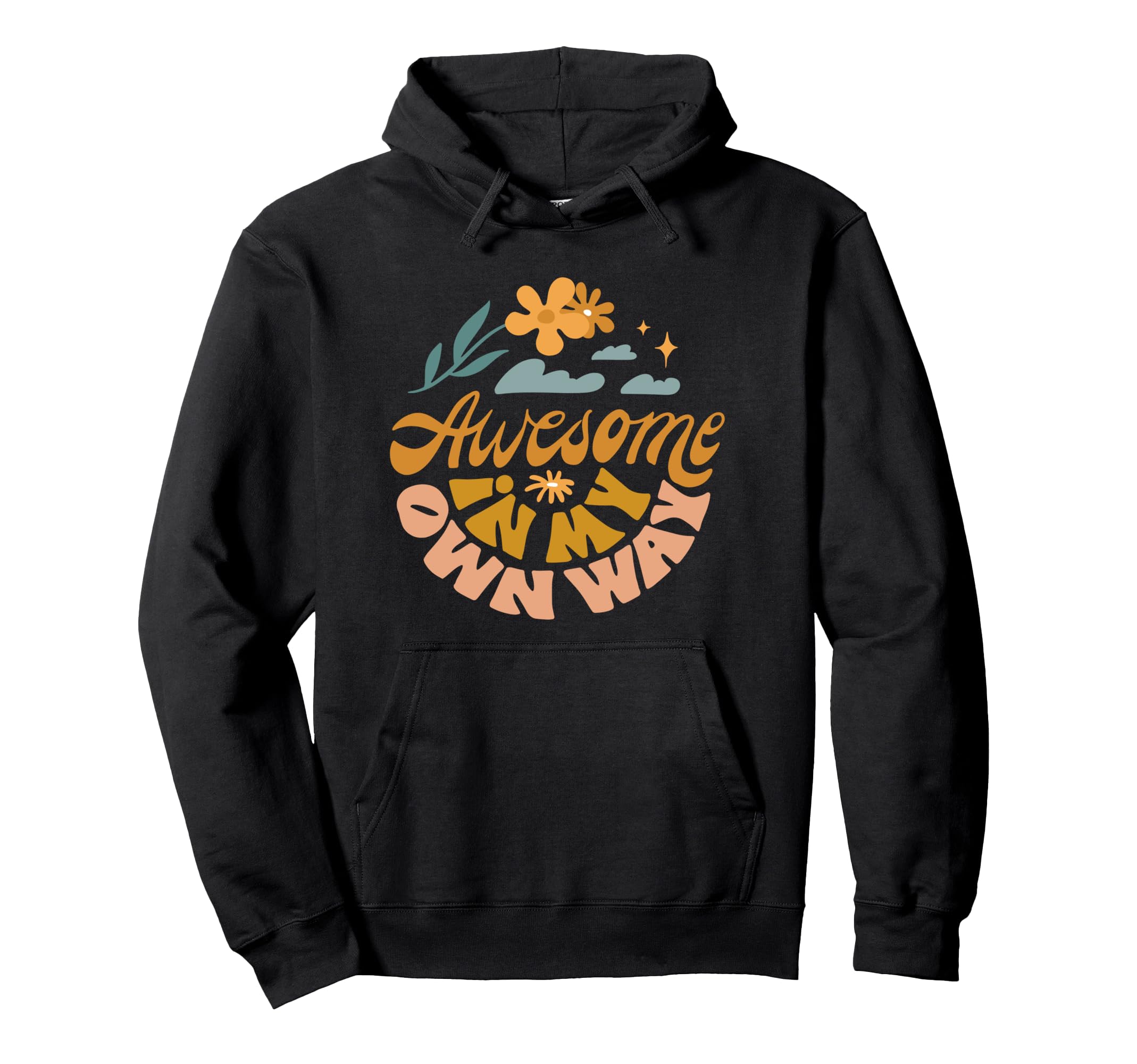 Awesome My Own Way Neurodiversity Hoodie - Fun Novelty Design Unisex - T-Shirt, Sweatshirt, Hoodie