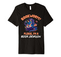 Im Book Drogon Bookworm Dragon Reading T-Shirt - Unique Graphic for Adults - T-Shirt, Sweatshirt, Hoodie