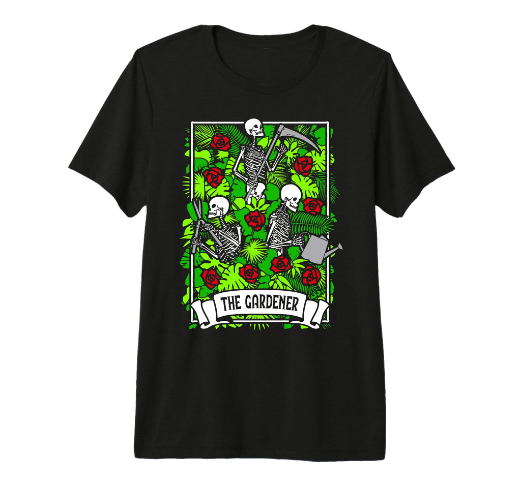 Gardener Tarot Card Rose Gardening T-Shirt - Fun Novelty Design Unisex - T-Shirt, Sweatshirt, Hoodie