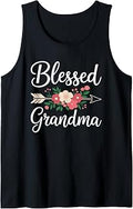 Blessed Grandma Shirt Women Happy Mothers Day Tank Top Unisex T-shirt, Sweatshirt, Hoodie, Long Sleeve Tee - T-Shirt, Sweatshirt, Hoodie